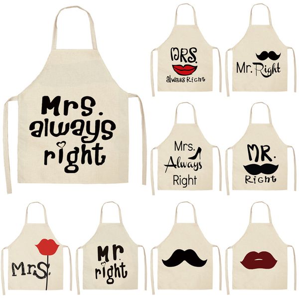 1pcs mr mrs couples kitchen aprons dinner party cooking bibs cotton linen funny pinafore cleaning tools 53*65cm
1pcs mr mrs couples kitchen aprons dinner party cooking bibs cotton linen funny pinafore cleaning tools 53*65cm