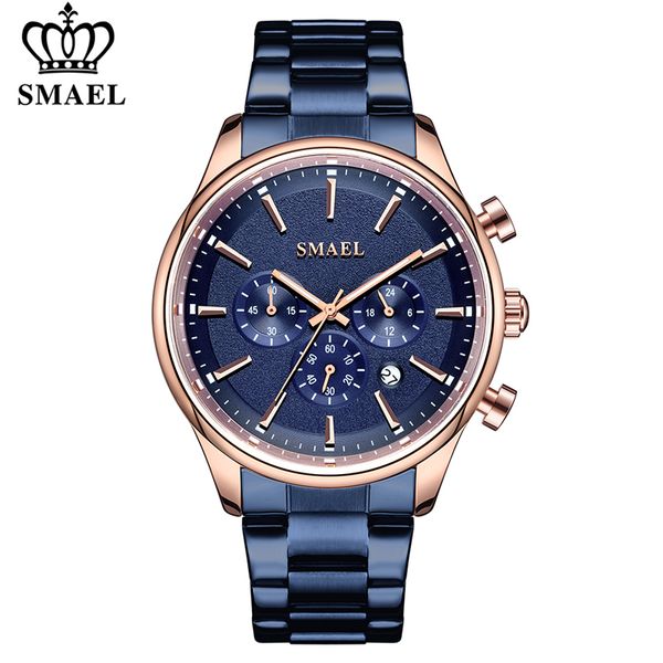 smael new watch fashion mens quartz wrist watch men stainless steel sports chronograph army analog male clock, Slivery;brown
smael new watch fashion mens quartz wrist watch men stainless steel sports chronograph army analog male clock, Slivery;brown