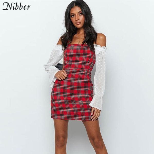 nibber retro red plaid printing bodycon mini dresses women's 2019summer wild casual party dress fashion basic ladies short dress, Black;gray
nibber retro red plaid printing bodycon mini dresses women's 2019summer wild casual party dress fashion basic ladies short dress, Black;gray