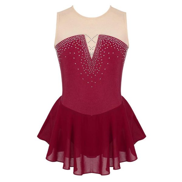 stage wear kids shiny rhinestones mesh dance competition performance costume ballet gymnastics leotard for girls figure skating dress, Black;red
stage wear kids shiny rhinestones mesh dance competition performance costume ballet gymnastics leotard for girls figure skating dress, Black;red