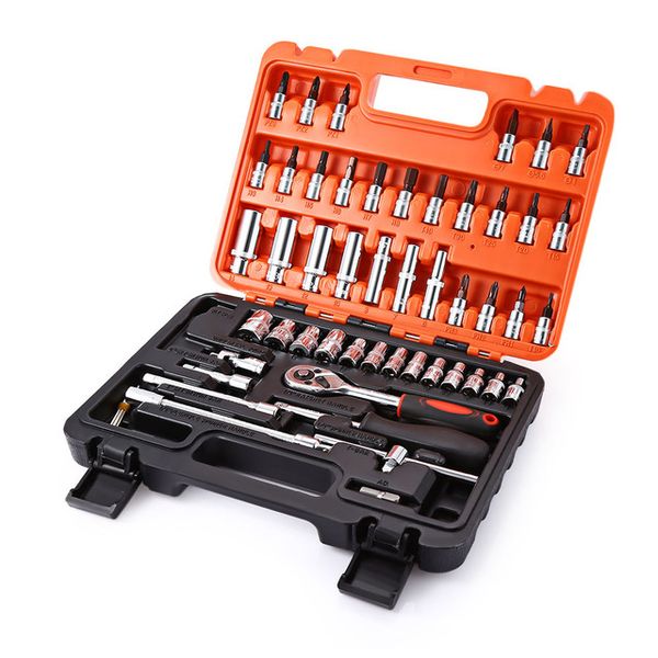 sleeve set 53 pieces auto repair tools set fast ratchet wrench car maintenance hardware tools
sleeve set 53 pieces auto repair tools set fast ratchet wrench car maintenance hardware tools