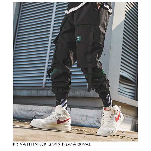 privathinker men hip hop belt cargo pants 2019 man patchwork overalls japanese streetwear joggers pants men designer harem pants, Black
privathinker men hip hop belt cargo pants 2019 man patchwork overalls japanese streetwear joggers pants men designer harem pants, Black