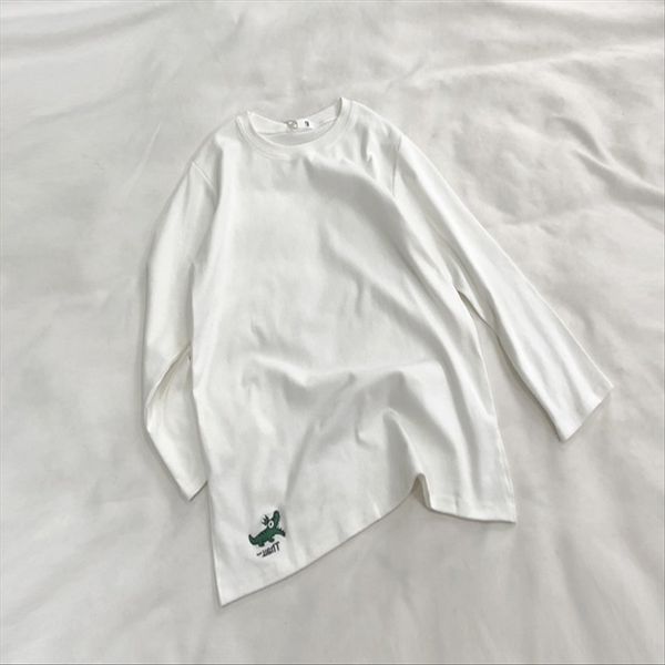 small strawberry white strawberry white - brushed thick/thin t-shirt embroidered long sleeve loose round collar all-match cotton base shirt
small strawberry white strawberry white - brushed thick/thin t-shirt embroidered long sleeve loose round collar all-match cotton base shirt