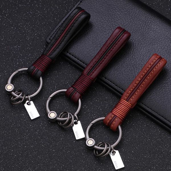 new brand leather woven rope keychain jobon gift for women men key chains classic car key holder high grade quality, Slivery;golden
new brand leather woven rope keychain jobon gift for women men key chains classic car key holder high grade quality, Slivery;golden