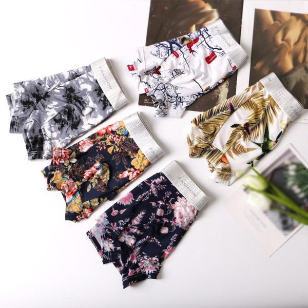 underpants creative fashion personality men panties boxer shorts printing color matching comfort underwear male, Black;white
underpants creative fashion personality men panties boxer shorts printing color matching comfort underwear male, Black;white
