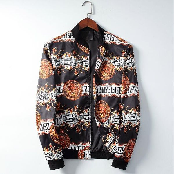 brand designer luxury mens jackets new fashion casual printed outerwear coats plus size black red sportswear zipper autumn and winter #7072, Black;brown
brand designer luxury mens jackets new fashion casual printed outerwear coats plus size black red sportswear zipper autumn and winter #7072, Black;brown