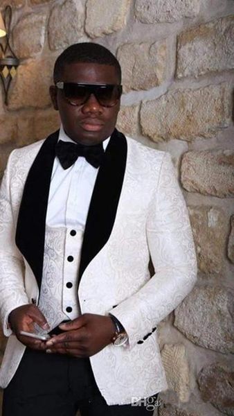 new one button ivory groom tuxedos shawl lapel groomsmen man suits mens wedding suits (jacket+pants+vest+tie) 4263, Black;gray
new one button ivory groom tuxedos shawl lapel groomsmen man suits mens wedding suits (jacket+pants+vest+tie) 4263, Black;gray