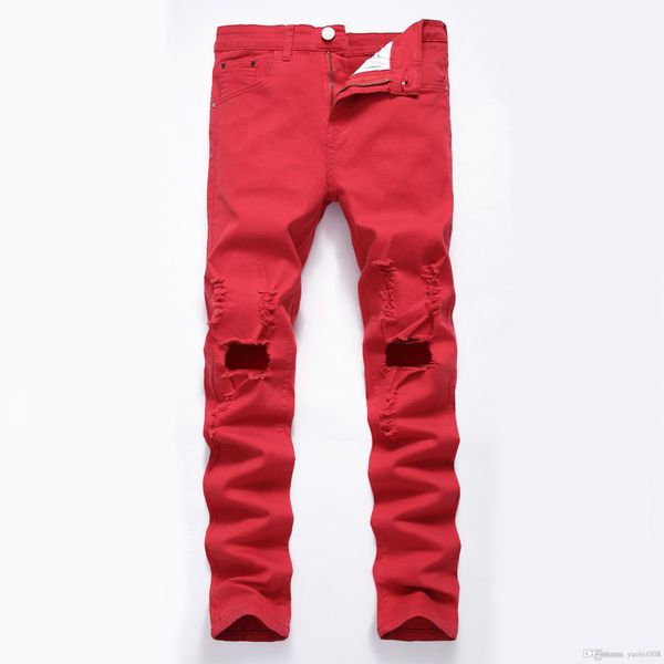 2019 men's jeans spring and summer new explosions hole nostalgic big tattered men's denim trousers, Blue
2019 men's jeans spring and summer new explosions hole nostalgic big tattered men's denim trousers, Blue