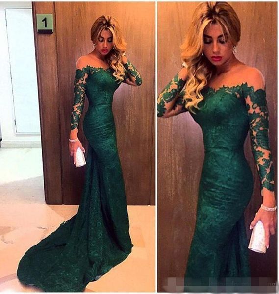 custom made 2019 dark green mermaid lace evening dresses long sleeve women prom gowns formal gowns cheap, Black
custom made 2019 dark green mermaid lace evening dresses long sleeve women prom gowns formal gowns cheap, Black