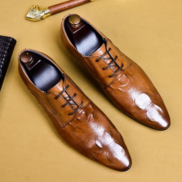 dress shoes italian handmade men's business leather crocodile, Black
dress shoes italian handmade men's business leather crocodile, Black