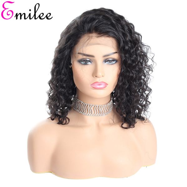 emilee 14'' half lace bob wigs pre plucked with baby hair 150% density deep wave short bob wigs natural balck for women (black, Black;brown
emilee 14'' half lace bob wigs pre plucked with baby hair 150% density deep wave short bob wigs natural balck for women (black, Black;brown