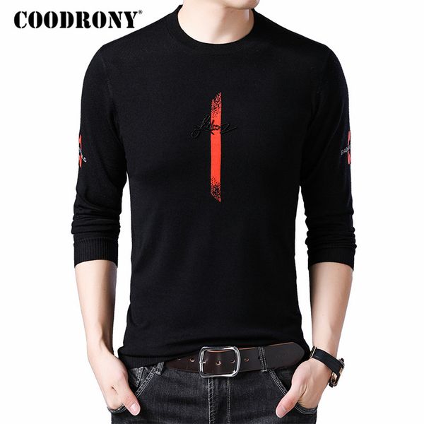 coodrony brand sweater men streetwear casual pullover men clothes 2019 new autumn winter knitwear pull homme wool sweaters 91046, White;black
coodrony brand sweater men streetwear casual pullover men clothes 2019 new autumn winter knitwear pull homme wool sweaters 91046, White;black