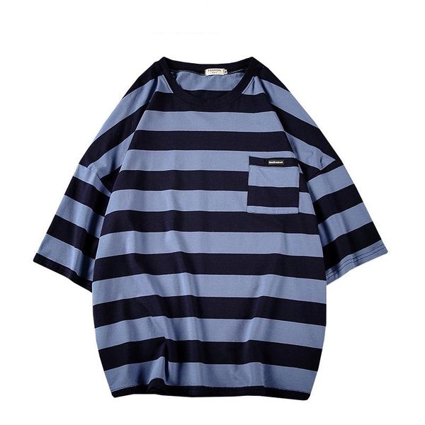 men's t-shirts mens harajuku stripe summer korean style tees oversized hip hop casual pocket loose pullover, White;black
men's t-shirts mens harajuku stripe summer korean style tees oversized hip hop casual pocket loose pullover, White;black