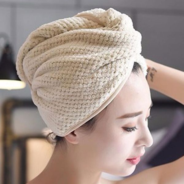 womens girls lady's cap hair turban quickly dry hair hat bathing tool drying towel head wrap hat
womens girls lady's cap hair turban quickly dry hair hat bathing tool drying towel head wrap hat