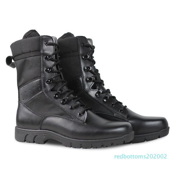 pany men's military outdoor combat boots breathable desert motorcycle tactical boots imported leather and rubber sole r02, Black
pany men's military outdoor combat boots breathable desert motorcycle tactical boots imported leather and rubber sole r02, Black