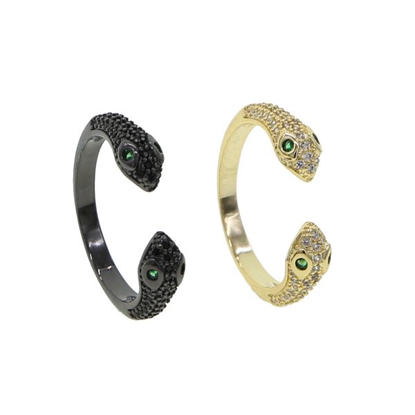 black gold color cute cool classic snake shape wrap finger rings for women girl sparking cz paved open adjusted jewelry, Golden;silver
black gold color cute cool classic snake shape wrap finger rings for women girl sparking cz paved open adjusted jewelry, Golden;silver
