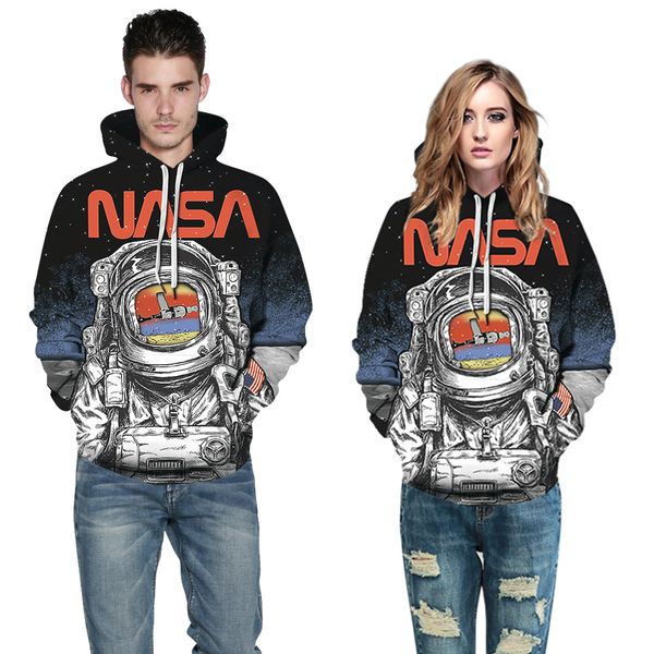 men's hoodies & sweatshirts spring autumn casual men women 3d print long sleeve space design pullover for couples, Black
men's hoodies & sweatshirts spring autumn casual men women 3d print long sleeve space design pullover for couples, Black