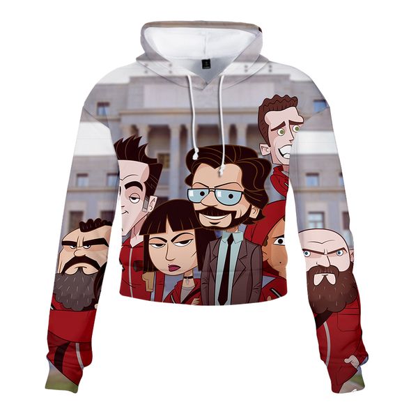 2019 3d money heist o-neck hoodies long sleeve women's navel casual sweatshirts crew neck pullover kpop new style, Black
2019 3d money heist o-neck hoodies long sleeve women's navel casual sweatshirts crew neck pullover kpop new style, Black