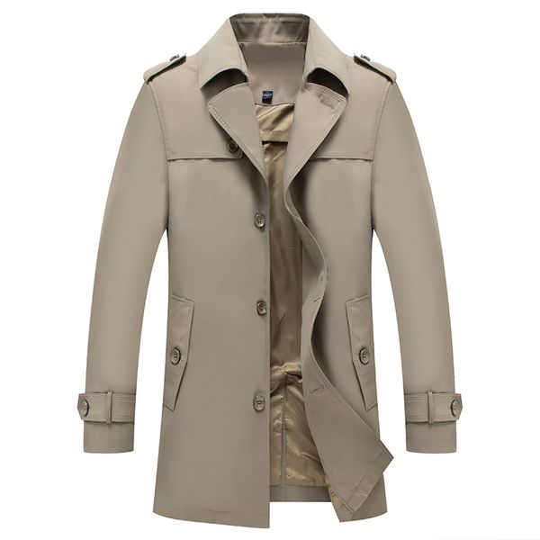 england style plus size - xxxxl thin smart casual trench coat men single breasted turn down collar coats outerwear 2019 autumn, Tan;black
england style plus size - xxxxl thin smart casual trench coat men single breasted turn down collar coats outerwear 2019 autumn, Tan;black
