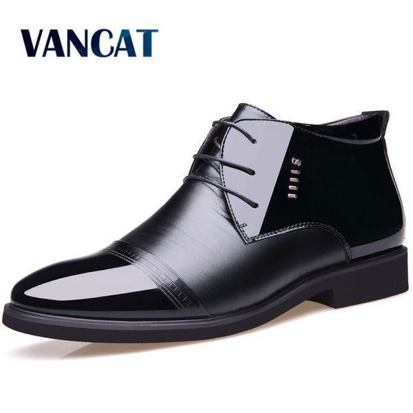 vancat 2018 new men boots микрофибры мужчины зимняя обувь шерсть внутри теплый снег сапоги черный человек кожаный лодыжки, Black
vancat 2018 new men boots микрофибры мужчины зимняя обувь шерсть внутри теплый снег сапоги черный человек кожаный лодыжки, Black