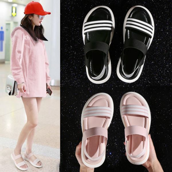 sandals women 2020 summer new muffin thick bottom students fashion wild flat bottom fish mouth tide, Black
sandals women 2020 summer new muffin thick bottom students fashion wild flat bottom fish mouth tide, Black
