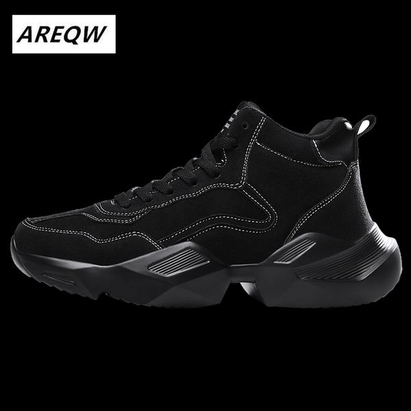 2019 sports shoes pu solid color comfortable high to help breathable sports shoes wear-resistant non-slip men's casual, Black
2019 sports shoes pu solid color comfortable high to help breathable sports shoes wear-resistant non-slip men's casual, Black