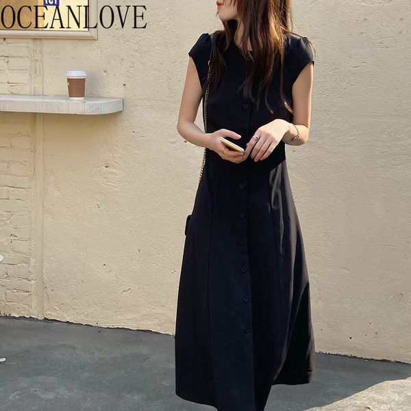 casual dresses oceanlove 2021 back hollow out women dress black solid elegant vestidos high waist vintage long korean chic 16479, Black;gray
casual dresses oceanlove 2021 back hollow out women dress black solid elegant vestidos high waist vintage long korean chic 16479, Black;gray