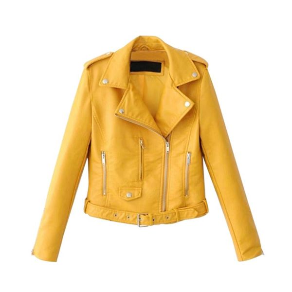 women pu leather black jacket autumn 2019 female long sleeve zipper turn-down neck faux leathers jackets womens coats
women pu leather black jacket autumn 2019 female long sleeve zipper turn-down neck faux leathers jackets womens coats
