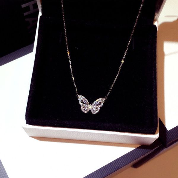 female collares 925 sterling silver nimble butterfly pendant necklace for women small crowd design clavicle chain bijoux
female collares 925 sterling silver nimble butterfly pendant necklace for women small crowd design clavicle chain bijoux