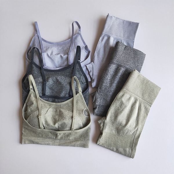 2pcs energy бесшовная йога set высокой талией леггинсы + strappy спорт бюстгальтер женщины gym фитнес одежда спортивные костюмы идущие спорт
2pcs energy бесшовная йога set высокой талией леггинсы + strappy спорт бюстгальтер женщины gym фитнес одежда спортивные костюмы идущие спорт