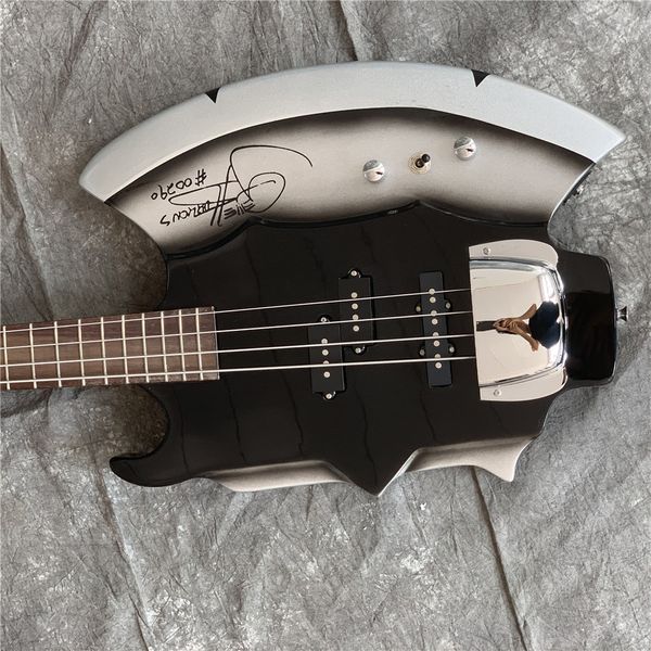 strings axe electric bass guitar with signature,rosewood fretboard,no inay,chrome hardwares,offering customized services
strings axe electric bass guitar with signature,rosewood fretboard,no inay,chrome hardwares,offering customized services