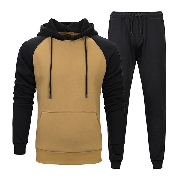 high waist men pants 2 pieces sets 2019 men hooded sweatshirts sets patchwork two-piece suit fashion fitness sportwears, Gray
high waist men pants 2 pieces sets 2019 men hooded sweatshirts sets patchwork two-piece suit fashion fitness sportwears, Gray