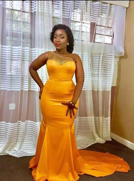 gold plus size mermaid prom dresses one shoulder hollow back sweep train beads long formal evening party gowns special occasion dress 2019, Black
gold plus size mermaid prom dresses one shoulder hollow back sweep train beads long formal evening party gowns special occasion dress 2019, Black