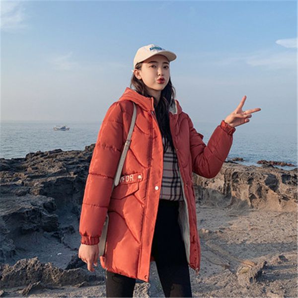 chaqueta larga de algodón para mujer 2019 invierno nueva ola suelta espesada de algodón, Black
chaqueta larga de algodón para mujer 2019 invierno nueva ola suelta espesada de algodón, Black