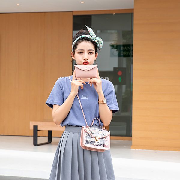 2020 new korean shoulder bag women's casual fashion transparent jelly bag ladies large capacity
2020 new korean shoulder bag women's casual fashion transparent jelly bag ladies large capacity