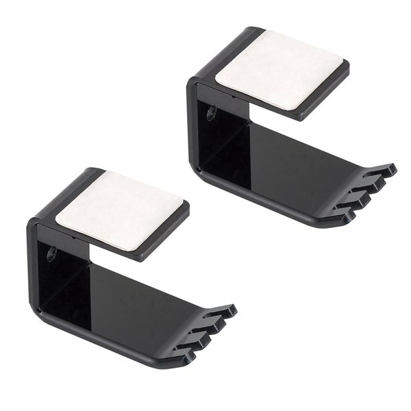 2pcs headphone stand holder hook tape under desk wall mount headset hanger save space
2pcs headphone stand holder hook tape under desk wall mount headset hanger save space