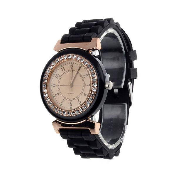 classic rhinestone women watch geneva rubber watches vintage lady dress wristwatch gel crystal silicone jelly watch relogio, Slivery;brown
classic rhinestone women watch geneva rubber watches vintage lady dress wristwatch gel crystal silicone jelly watch relogio, Slivery;brown