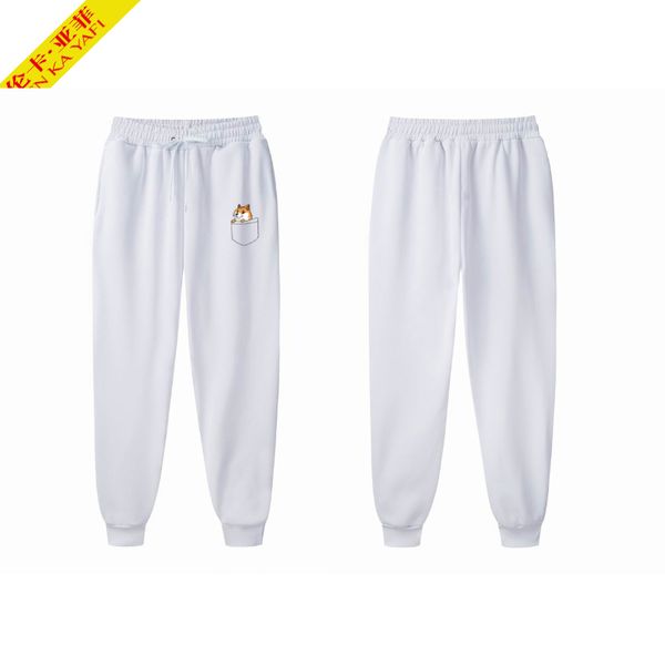 men sweatpants spring fashion printing cartoon pattern autumn lacing elasticated waist casual trousers loose white pants, Black
men sweatpants spring fashion printing cartoon pattern autumn lacing elasticated waist casual trousers loose white pants, Black