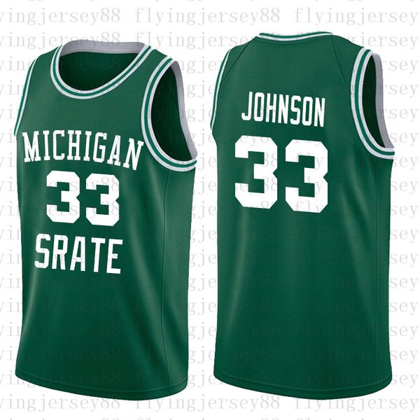 ncaa michigan state spartans #33 earvin johnson magic la green white college 33 larry bird high school basketball jersey stitched shirts 08, Black
ncaa michigan state spartans #33 earvin johnson magic la green white college 33 larry bird high school basketball jersey stitched shirts 08, Black