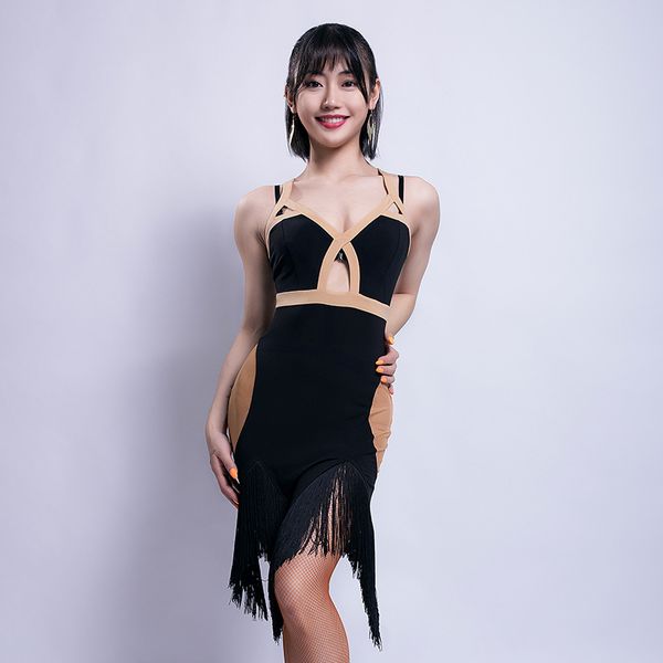 new fashion latin competition dresses sling tassel dress dance ballroom samba salsa latino dancing practice clothes dl4100, Black;red
new fashion latin competition dresses sling tassel dress dance ballroom samba salsa latino dancing practice clothes dl4100, Black;red