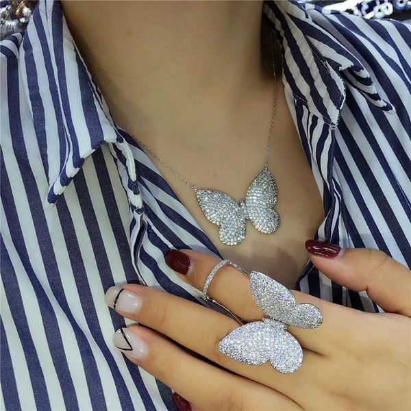 bilincolor full tiny zircon-inlaid butterfly necklace necklaces for women party and gift, Silver
bilincolor full tiny zircon-inlaid butterfly necklace necklaces for women party and gift, Silver