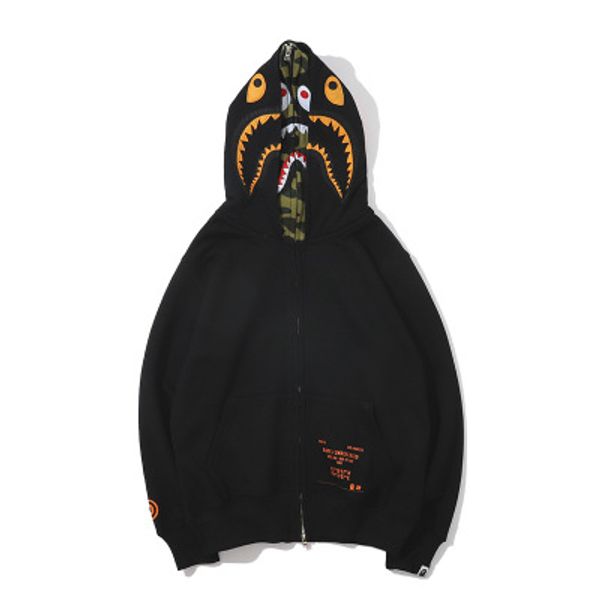 brand design yellow bap a bathing a ape full zip shark head camo hoodie coat hoodie jacket, Black
brand design yellow bap a bathing a ape full zip shark head camo hoodie coat hoodie jacket, Black