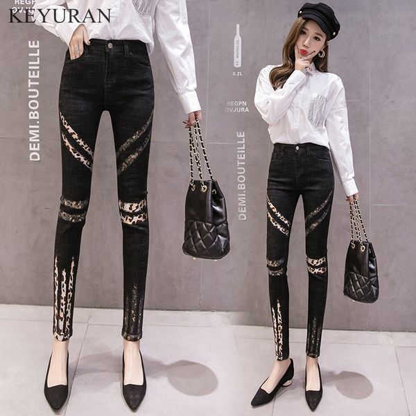 2019 plus size blakc high waist long length casual skinny women stretch leopard striped bronzing painted jeans l2922, Blue
2019 plus size blakc high waist long length casual skinny women stretch leopard striped bronzing painted jeans l2922, Blue