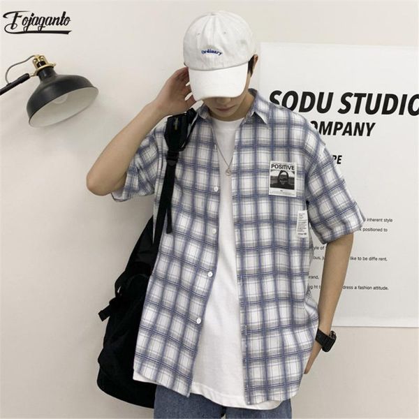 fojaganto короткий рукав рубашки мужчины лето новый мужской trend plaid shirt удобная casual male, White;black
fojaganto короткий рукав рубашки мужчины лето новый мужской trend plaid shirt удобная casual male, White;black