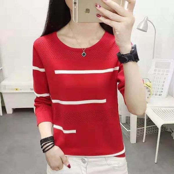 girls hollow striped sweater women cool round neck loose loose base pullovers jumper long sleeves female 2020 spring summer, White;black
girls hollow striped sweater women cool round neck loose loose base pullovers jumper long sleeves female 2020 spring summer, White;black