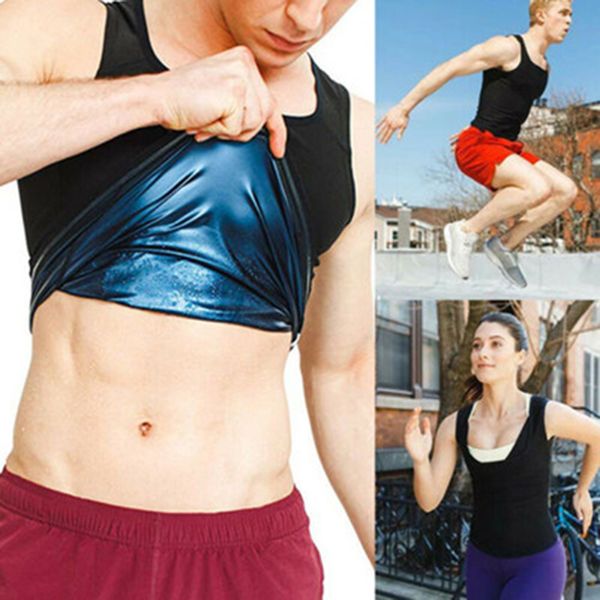 new men women sweat sauna vest weight loss workout tank slimming shaper xd88, Black;blue
new men women sweat sauna vest weight loss workout tank slimming shaper xd88, Black;blue