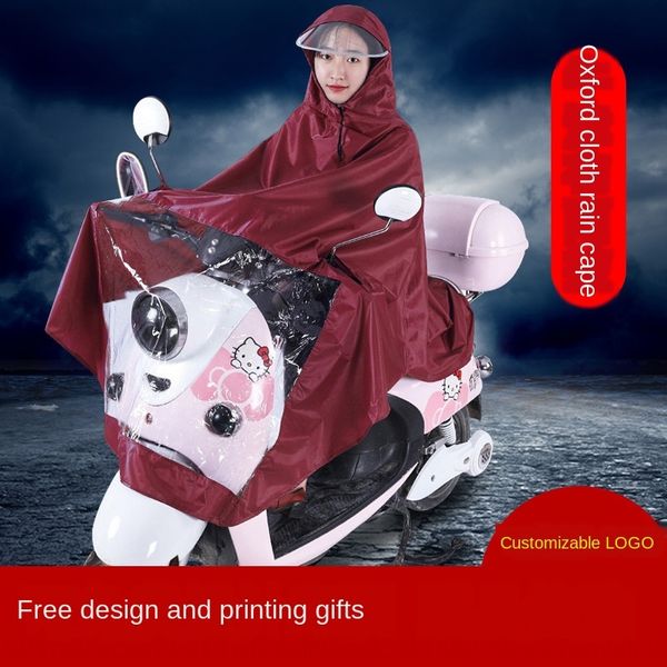 bcpwz motorcycle raincoat riding motorcycle electric vehicle electric vehicle outdoor thickened oxford cloth poncho self-made battery, Red;brown
bcpwz motorcycle raincoat riding motorcycle electric vehicle electric vehicle outdoor thickened oxford cloth poncho self-made battery, Red;brown