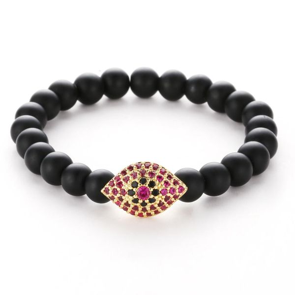 new copper micro zircon eyes shape fashion elastic bangle women men jewelry classic black pumice stone buddha beads bracelet
new copper micro zircon eyes shape fashion elastic bangle women men jewelry classic black pumice stone buddha beads bracelet
