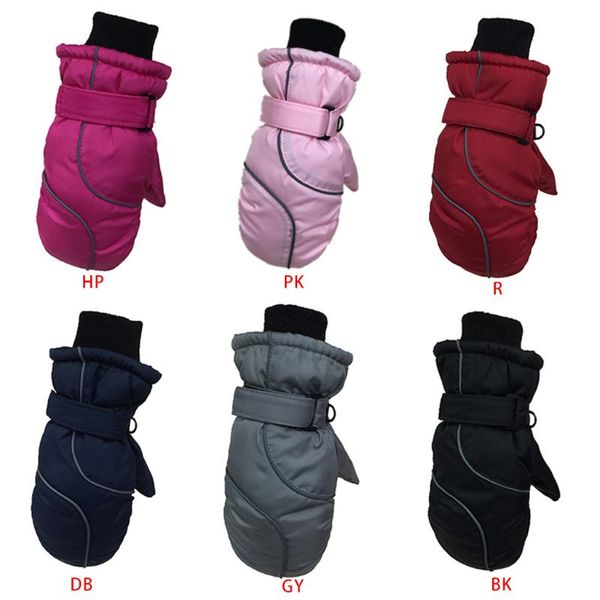 kids winter snow ski gloves waterproof windproof solid color patchwork thicken warm adjustable stretchy mittens 5-9t 
kids winter snow ski gloves waterproof windproof solid color patchwork thicken warm adjustable stretchy mittens 5-9t