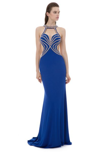 royal blue halter evening dresses gold beaded mermaid backless vestido de noite prom party gowns celerity formal bridal dresses
royal blue halter evening dresses gold beaded mermaid backless vestido de noite prom party gowns celerity formal bridal dresses